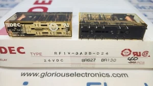 10PCS IDEC Corporation RF1V-3A3B-D24 Electromechanical Relay 24VDC - Picture 1 of 7