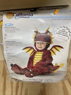How to Train  Your Adorable Dragon Infant Baby  Costume 18-24 Mo. NEW - Image 1 of 4