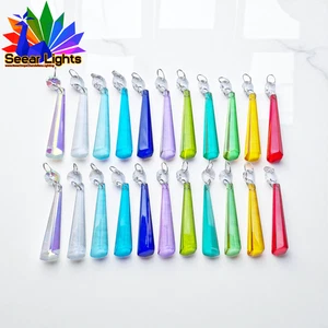 22 Kronleuchter Regenbogen Farbe Eiszapfen Sonnenfänger Kristalle Hochzeit Perlen Prismen - Bild 1 von 9