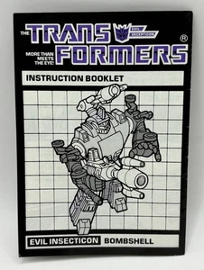 Vintage 1984 Transformers Evil Bombshell Action Figure Toy Instruction Booklet - Picture 1 of 2