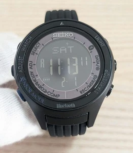 Limited To 500 Units Seiko Digital Black Smartwatch - Picture 1 of 9