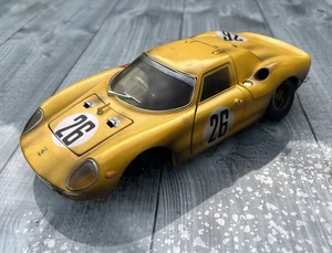 HOT WHEELS FERRARI 250 LM #26 DUMAY/GOSSELIN LE MANS 1965 RACE WEATHERED 1:18 - Picture 1 of 24