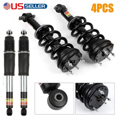 4Pcs Front Rear Shock Struts For Cadillac Escalade GMC Yukon XL 1500 2007-2014 - Image 1 of 4