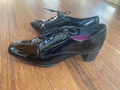 Brillante Munro 7.5 Mujer Negro Charol 2" Tacón Cuero Superior M310684 Foto 1 de 4