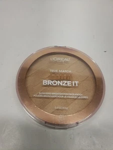 L'oreal True Match Lumi Bronze It Bronzer For Face & Body, 01 Light Clair - Picture 1 of 2