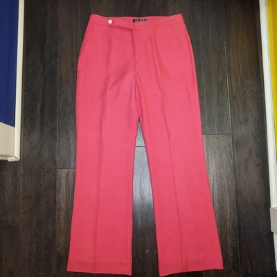 LAUREN Ralph Lauren NWT Women’s Solid Pink Pants Cotton Blend Stretch Size 8P - Image 1 of 4