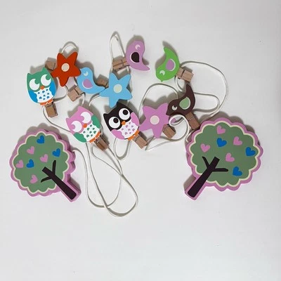 Pinza para ropa Target Circo arte exhibición árboles aves búhos colgante de pared amor 'n naturaleza Foto 1 de 4