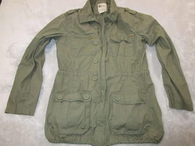 Chaqueta Billabong Mujer Mediana Verde Utilidad Campo Anorak Algodón Estilo J7037TIG Foto 1 de 4