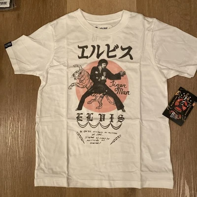 Camiseta Roots Of Fight Elvis Presley Tiger Man Niños Mediana Nueva Con Etiquetas Foto 1 de 4