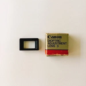Canon + 3.0 Adjustment Lens S correctly lens diopter for AE-1 A1 eyepiece in Box - Picture 1 of 10