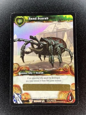 Sand Scarab Tomb Loot 1/3 *UNSCRATCHED* World Of Warcraft Loot Card MP - Image 1 of 2