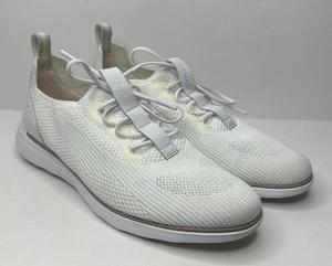 Cole Haan ZeroGrand Sneaker Shoes Womens Size 10B White Knit Comfort Casual - Picture 1 of 14