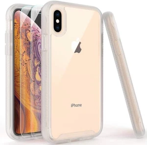 iPhone X Hülle, iPhone Xs Hülle mit Hartglas Displayschutz [2er Pack], Teppich - Bild 1 von 5