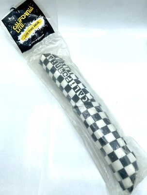 Almohadilla transversal California Lite a cuadros negra/blanca NOS Old School BMX Foto 1 de 4