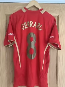 Original Authentic 2005/06 Liverpool Gerrard Shirt - Picture 1 of 6