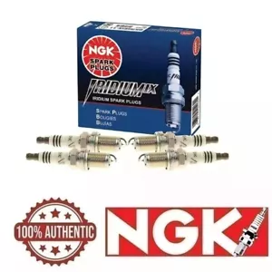 NGK IRIDIUM IX SPARK PLUGS UPGRADE FOR SUBARU IMPREZA WRX TURBO EJ20 FREE EMBLEM - Picture 1 of 2