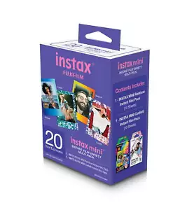 Fujifilm Instax Mini Instant Film Value Pack (Mini Rainbow and Mini Confetti) - Picture 1 of 5