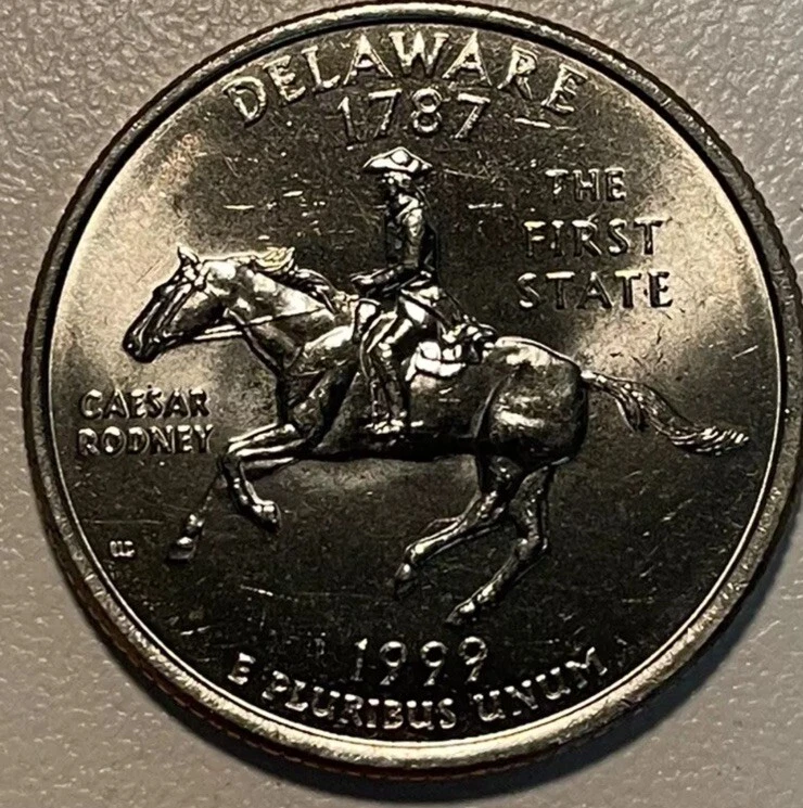 Rare 1999 P Delaware State Quarter (Regular Strike) Original Price Was $4,888 - Image 1 of 2