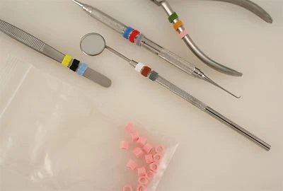 Pink Color Coding Band 50-pack Dental Instruments Identification Silicone O-Ring - Image 1 of 3