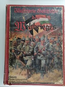 Buch " Illustrierte Geschichte des Weltkrieges " Original Fünfter Band