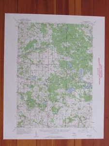 Mapa Topográfico USGS Original Vintage Lake Michigan 1960 - Imagen 1 de 1
