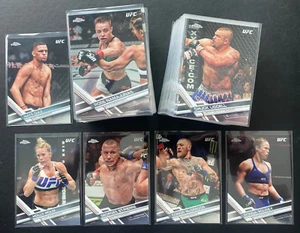 2017 Topps Chrome UFC Complete Set - #s 1-100 - Rousey Holm McGregor St. Pierre - Picture 1 of 1