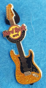 GOTHENBURG GOLDEN GLITTER FENDER GUITAR SERIES 2011 Hard Rock Cafe PIN LE100 - Picture 1 of 1