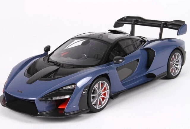 P18149A BBR 1:18 McLaren Senna Salon De L'fAuto Geneve 2018 Victory Gray - Image 1 of 4