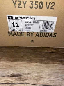 Size 11 - adidas Yeezy Boost 350 V2 Low Bone - Picture 1 of 6