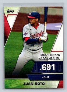 2021 Topps Significant Statistics #SS-11 Juan Soto Washington Nationals