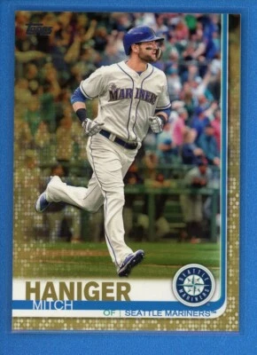 2019 Topps Series 1 GOLD Parallel #139 Mitch Haniger Seattle Mariners #/2019 - Image 1 of 2