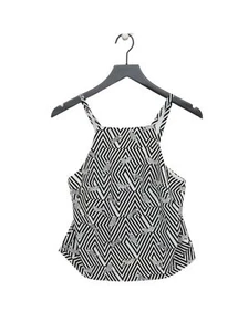 Topshop Women's T-Shirt UK 8 White 100% Polyester Camisole - Picture 1 of 5