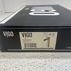 Vigo VG03024MG Niko 1.2 GPM Vessel Single Hole Bathroom Faucet, Matte Gold