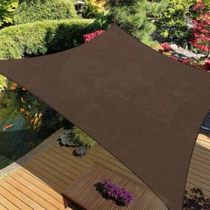 Neu! Sonne Segel Schirm - Quadratisch Baldachin Deckel - Outdoor Terrasse - Bild 1 von 4
