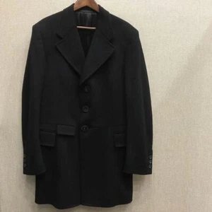 Gucci Chester Coat Size 48R Wool Black 48Waf0 - Picture 1 of 14