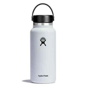 Hydro Flask Wide Mouth Flex Cap Bottle - White - 32 oz - Picture 1 of 3