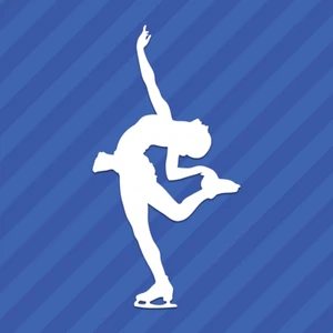 Figure Skater Vinyl Decal Sticker - Picture 1 of 2
