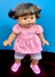 Fisher Price Little Mommy PLAY ALL DAY Doll AFRICAN AMERICAN EUC Works 2010 - Picture 1 of 17