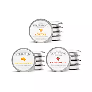 BULK LOT 360 x Beerenberg Mixed Jams Strawberry, Honey, Marmalade 14G | Bnb Supp - Picture 1 of 1