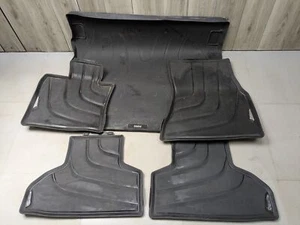 15-19 OEM BMW F16 F86 X6 X6M Front Rear All Weather Carpet Floor Mats Black SET - Picture 1 of 13