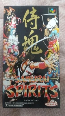 SAMURAI SHODOWN Spirits Super Famicom Nintendo SFC Japan Action Fighting Game - Image 1 of 4