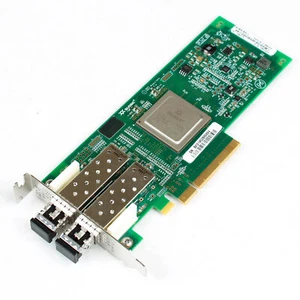 Dell QLogic QLE2562L doppia porta RW9KF F8 GB Fibre Channel PCIe HBA PX2810403-82B - Foto 1 di 2