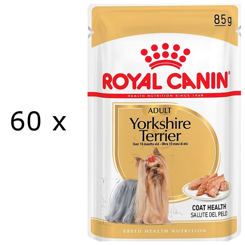 60 x 85 g Royal Canin Yorkshire Terrier Adult (€ 12,84/kg) Nassfutter - Bild 1 von 1