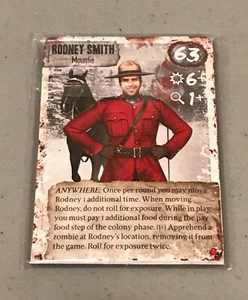 *NEW* Rodney Smith Mountie Promo Character for Dead of Winter Board Game - Picture 1 of 2