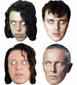 Paquete de 4 mascarillas faciales Roland & Curt Young & Old para tarjetas de celebridades - vestido elegante - Imagen 1 de 6