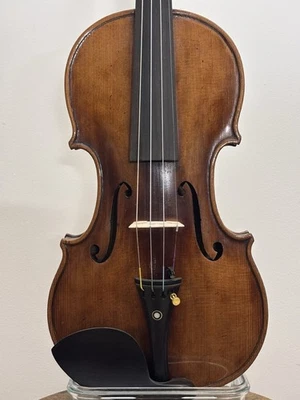 Labeled “Guarnerius” Vintage Old Violin 4/4 Includes Case And Bow - Image 1 of 4