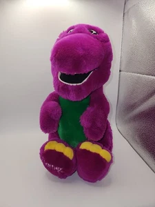 Vintage Barney The Dinosaur 12" Plush 1992 Lyons Group Purple Stuffed Plush - Picture 1 of 9