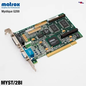 PCI Graphic Card Matrox Mystique 2MB Sgram RAM Mga-Myst/2BI Video Card Legendary - Picture 1 of 3