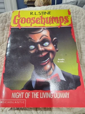 Goosebumps Night of the Living Dummy May 1993 THIN Version With Rare Misprint - Image 1 of 4