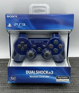 New - Sony PlayStation 3 PS3 DualShock Wireless Controller Metallic Blue - Picture 1 of 9